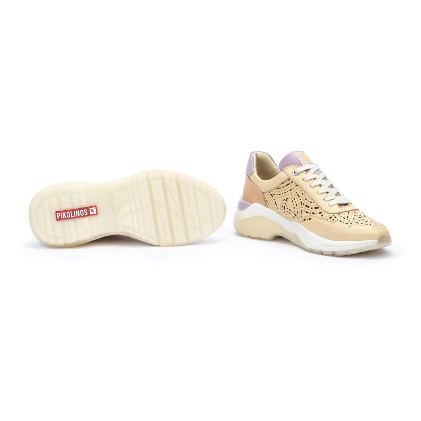 Pikolinos NERJA Scarpe Da Ginnastica Donna Beige | IT 3675T8IN